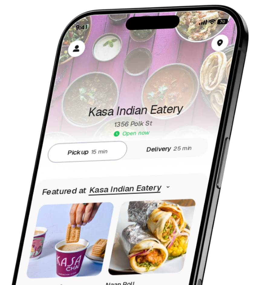 Kasa Indian Eatery app preview