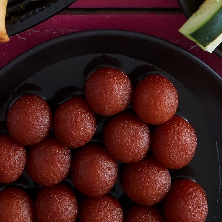 Indulge in our gulab jamun
