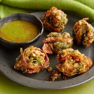 Spinach Pakoras | vegan, gf